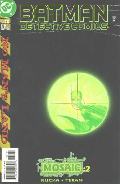 Detective Comics 732 - Batman - Crosshairs - Green - Target - Detective