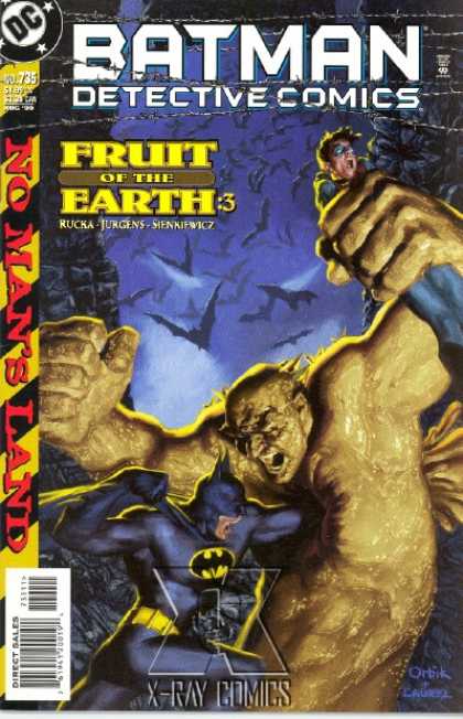 Detective Comics 735 - Clayface - Fruit - Batman - Robin - Sandman