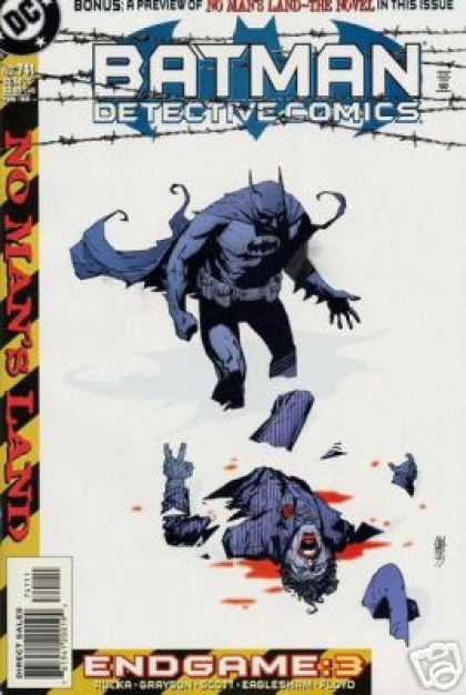 Detective Comics 741 - Batman - No Man Land - The Novel - White - Blood - Snow - Alex Maleev, Bill Sienkiewicz