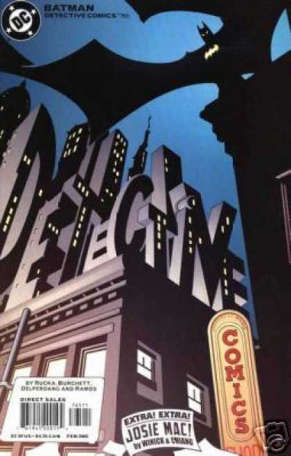 Detective Comics 765 - Batman - Dc Comics - Josie Mac - City Buildings - Night Sky - John McCrea
