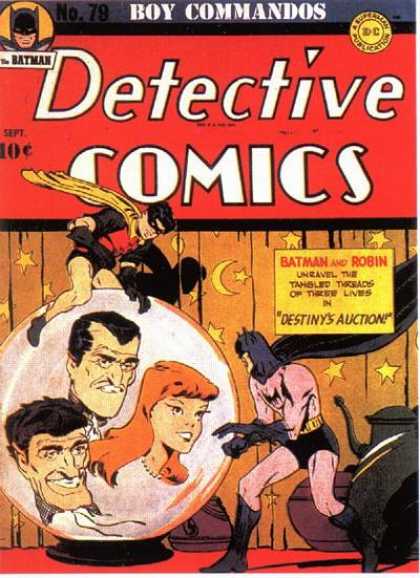 Detective Comics 79 - Robin - Batman - Crystal Ball - Jerry Robinson