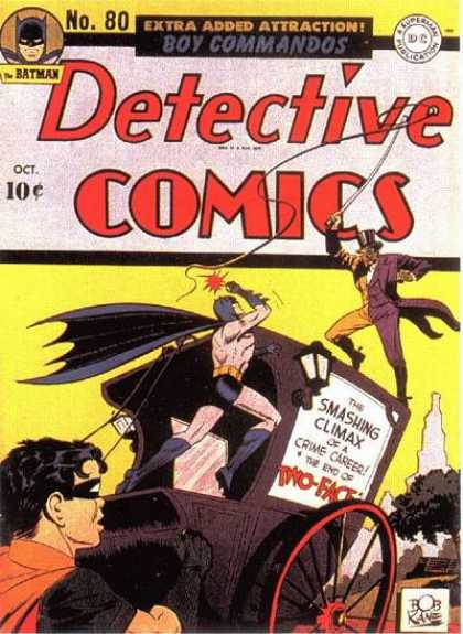 Detective Comics 80 - Robin - Batman - Two-face - Whip - Boy Commandos