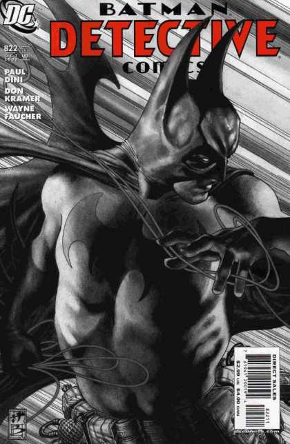 Detective Comics 822 - Dc - Batman - Black And White - Belt - Rope - Simone Bianchi