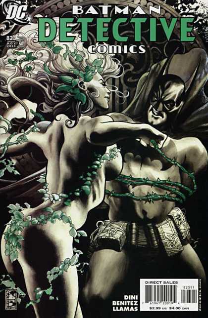 Detective Comics 823 - Poison Ivy - Vine - Batman - Llamas - Benitez - Simone Bianchi