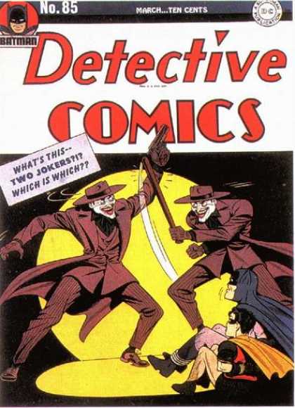 Detective Comics 85 - Joker - Batman - Robin - Gun Bat