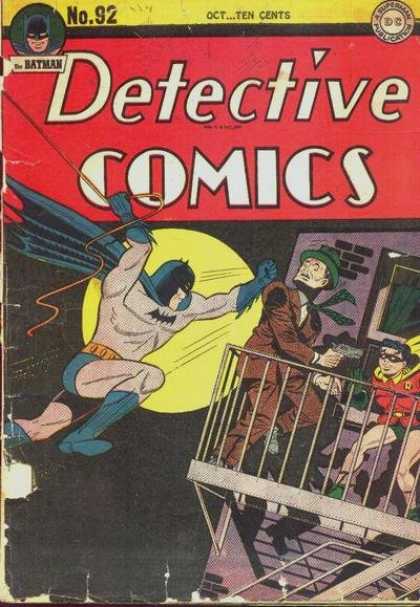 Detective Comics 92 - Batman - Robin - Now I Dont Think So You Scum - Thats Not The Batman Way