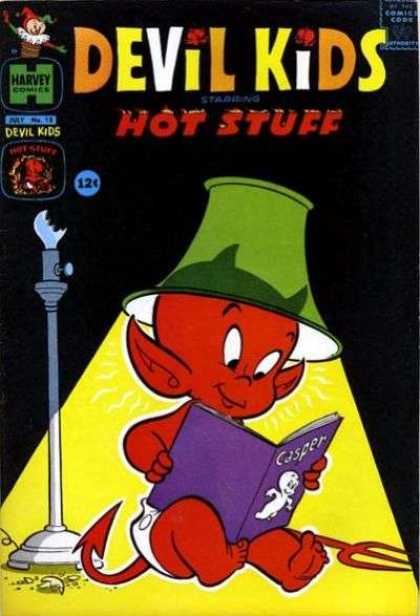 Devil Kids 13 - Ghost - Lamp - Hot Stuff - Purple Book - Tail