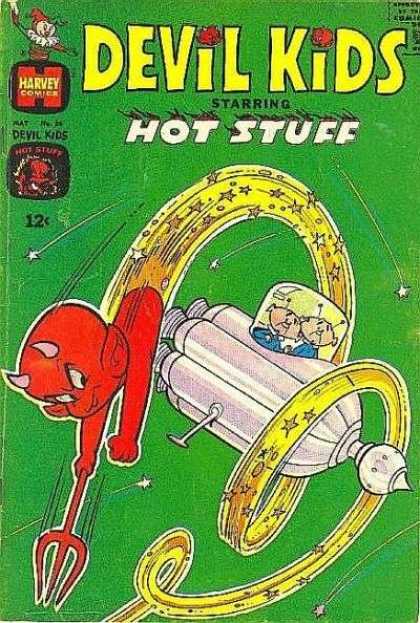 Devil Kids 30 - Hot Stuff - Harvey Comics - Aliens - Spaceship - Jack In The Box