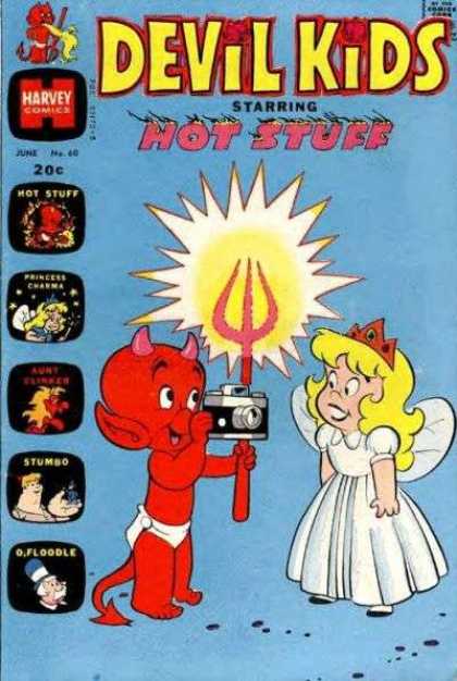 Devil Kids 60 - Angel - Devil - Camera - Crown - Wings