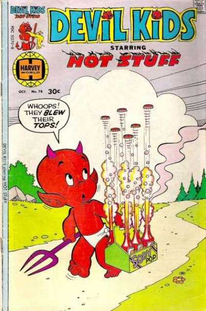 Devil Kids 78 - Fork - Harvey World - Hot Stuff - Whoops - Sody Pop