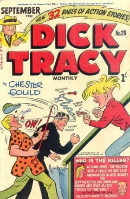 Dick Tracy 29 - September - Man - Now 32 Pages Of Action Stories - Monthly - Boy