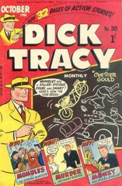 Dick Tracy 30 - Chester Gould - Mumbles - Murder - Money - Strange Quartette