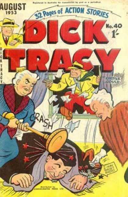 Dick Tracy 40 - Shoe - Theif - Gun - Candlestick - Wrist Radio