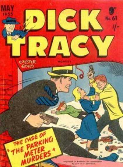 Dick Tracy 61 - Comic - May - 955 - Parking Meter Murders