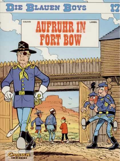 Die Blauen Boys 12 - Aufruhr In Fort Bow - Indian - Desert - Clavery - Wooden Fot