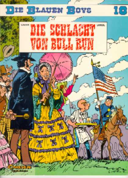 Die Blauen Boys 21 - Parasol - American Flag - Union Soldier - Die Schlacht Von Bull Run - Horse