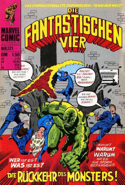 Die Fantastischen Vier 121 - German - Marvel - Heroes - Police - Villian