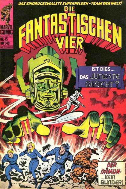 Die Fantastischen Vier 45 - Fighters - Smoke - Fire - Robot - Stone