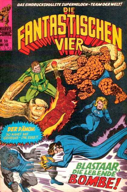 Die Fantastischen Vier 59 - German - Blastaar - Bombe - Marvel - Fighting