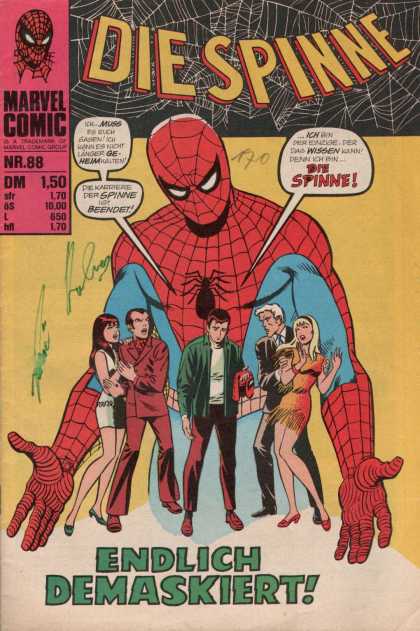 Die Spinne 111 - Spiderman - Nr 88 - Endlich Demaskiert - Giant - Autographed