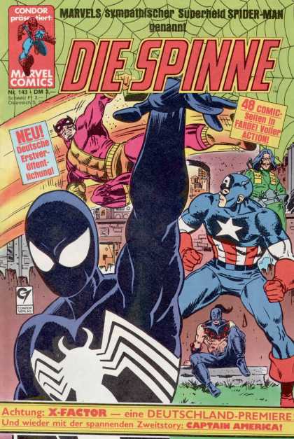 Die Spinne 303 - Captain America - Venom - Spiderman - Fight In The City - Jump Kick