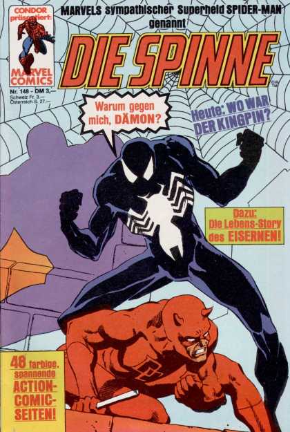 Die Spinne 308 - Marvel Comics - Spiderweb - Condor - Speech Bubble - Devil Horns