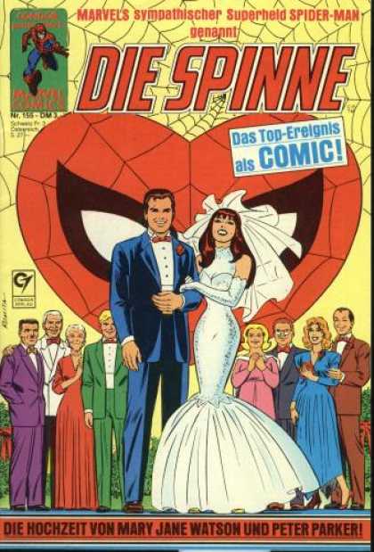 Die Spinne 315 - Spiderman - Heart - Spider Web - Bride - Wedding
