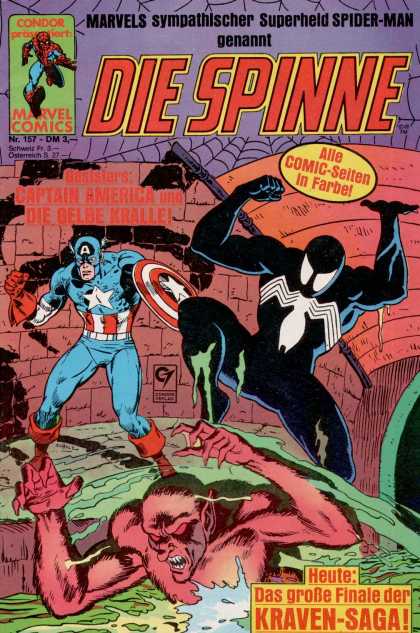 Die Spinne 317 - Spiderman - German - Captain America - No 157 - Demon