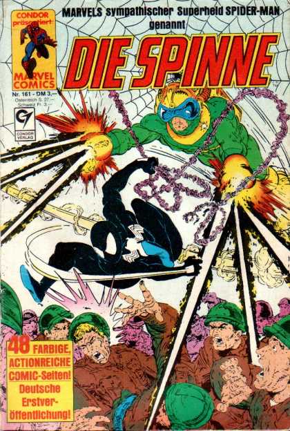 Die Spinne 321 - Spiderweb - Green Hats - Laser Gunds - Venom - Number 161