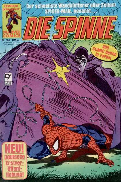 Die Spinne 328 - Chain - Web - Yellow Flash - Purple Cloak - Green Ball