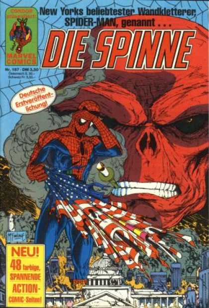 Die Spinne 347 - German - Spider-man - Capitol Hill - American - Flag