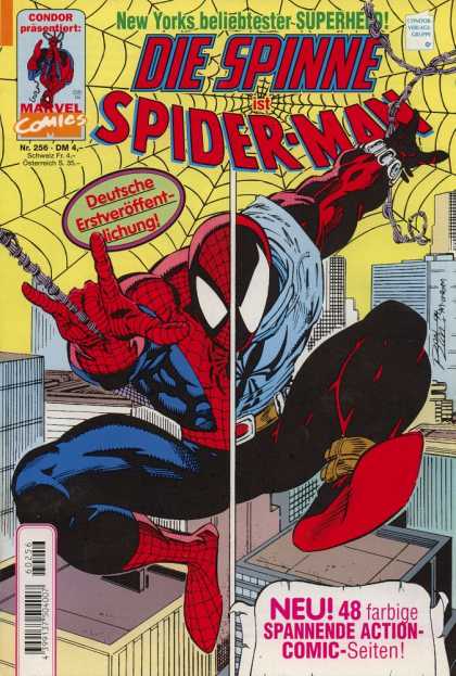 Die Spinne 416 - New Yorks Belebtester Superhero - No 256 - Web - Buildings - Split Scene