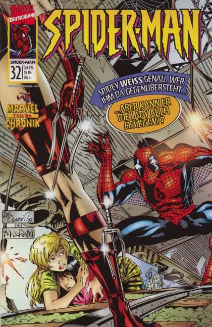 Die Spinne 459 - Spider-man - Marvel Deutschland - Superhero - Woman - Knife