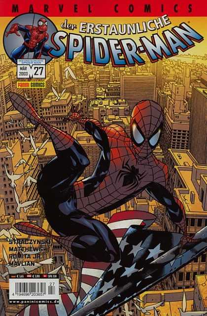 Die Spinne 504 - Spiderman - Buildings - Flying - Flag - Downtown