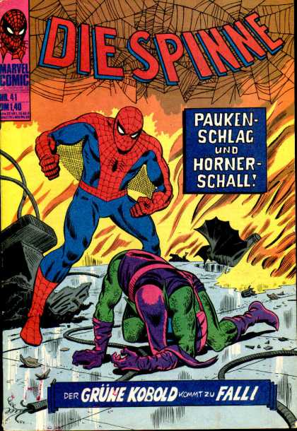 Die Spinne 64 - Spiderman - Flames - Rubble - Fist Fight - Green Goblin