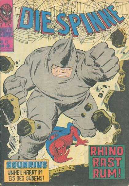 Die Spinne 65 - Spider Web - Rocks - Rhino - Spiderman - Punch