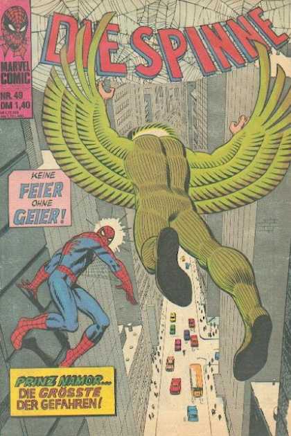 Die Spinne 72 - Spiderman - Keine Feier Ohne Geier - Eagle Man - Nr 49 - Prinz Namor