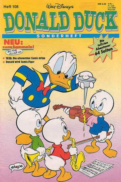 Die Tollsten Geschichten von Donald Duck 108 - Oil Can - Violin - Music Practice - Saxophone - Trumpet