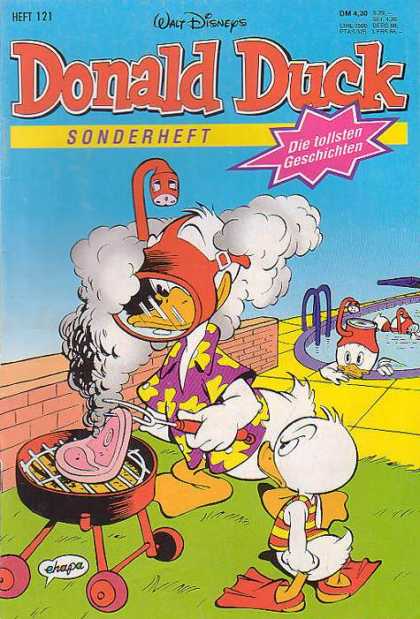 Die Tollsten Geschichten von Donald Duck 121 - Smoke - Grill - Meat - Snorkle Mask - Patio