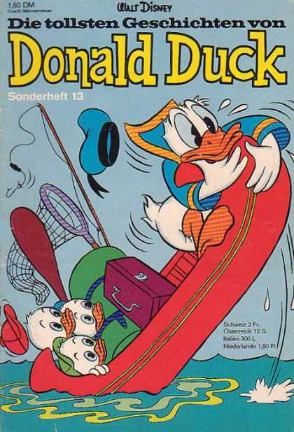 Die Tollsten Geschichten von Donald Duck 13 - Donald - Duck - German - Boat - Panic