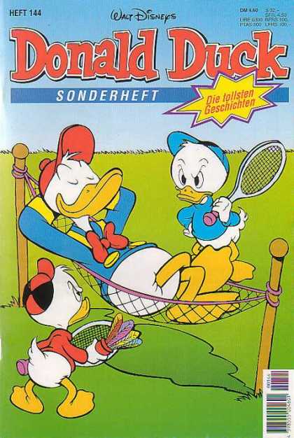 Die Tollsten Geschichten von Donald Duck 144 - Hammock - Badminton - Annoyed - Nap - German