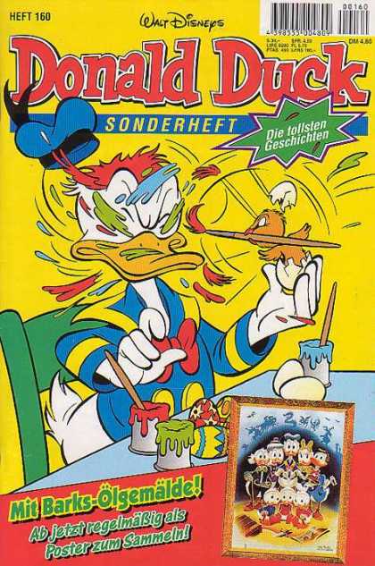 Die Tollsten Geschichten von Donald Duck 160 - Bird - Paint - Eggs - Brush - Chair