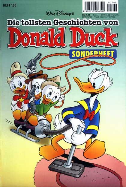 Die Tollsten Geschichten von Donald Duck 168 - Walt Disneys - Lasso - Gun - Vacuum Cleaner - Deluxe