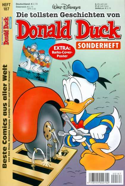 Die Tollsten Geschichten von Donald Duck 187 - Extra Barks-cover-poster - Sonderheft - Walt Disneys - Best Comics Aus Aller Welt - Change Tire
