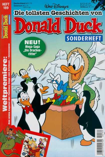 Die Tollsten Geschichten von Donald Duck 189 - Penguin - Bowtie - Iceburg - Box - Winter Coat