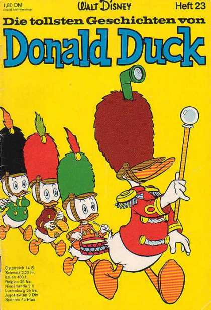 Die Tollsten Geschichten von Donald Duck 23 - Huey Duey And Louie - Baton - Saxophone - Flute - Drum