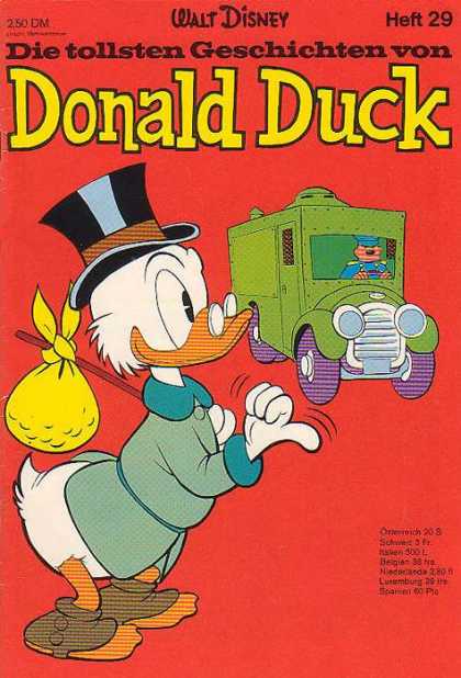 Die Tollsten Geschichten von Donald Duck 29 - German - Uncle Scrooge - Armored Car - Walt Disney - Top Hat