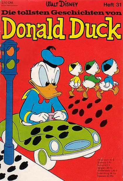 Die Tollsten Geschichten von Donald Duck 31 - Red Light - Foot Prints - Mad - Three Ducks - Green Car