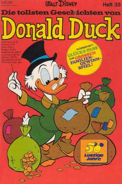 Die Tollsten Geschichten von Donald Duck 33 - Walt Disney - Scrooge - Tophat - Sewing Needle - Money Bags
