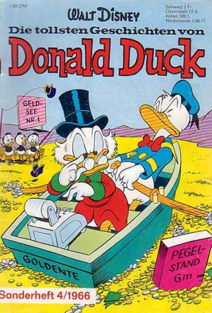 Die Tollsten Geschichten von Donald Duck 4 - Walt Disney - Scrooge - Gold - Ducks - Gled-see